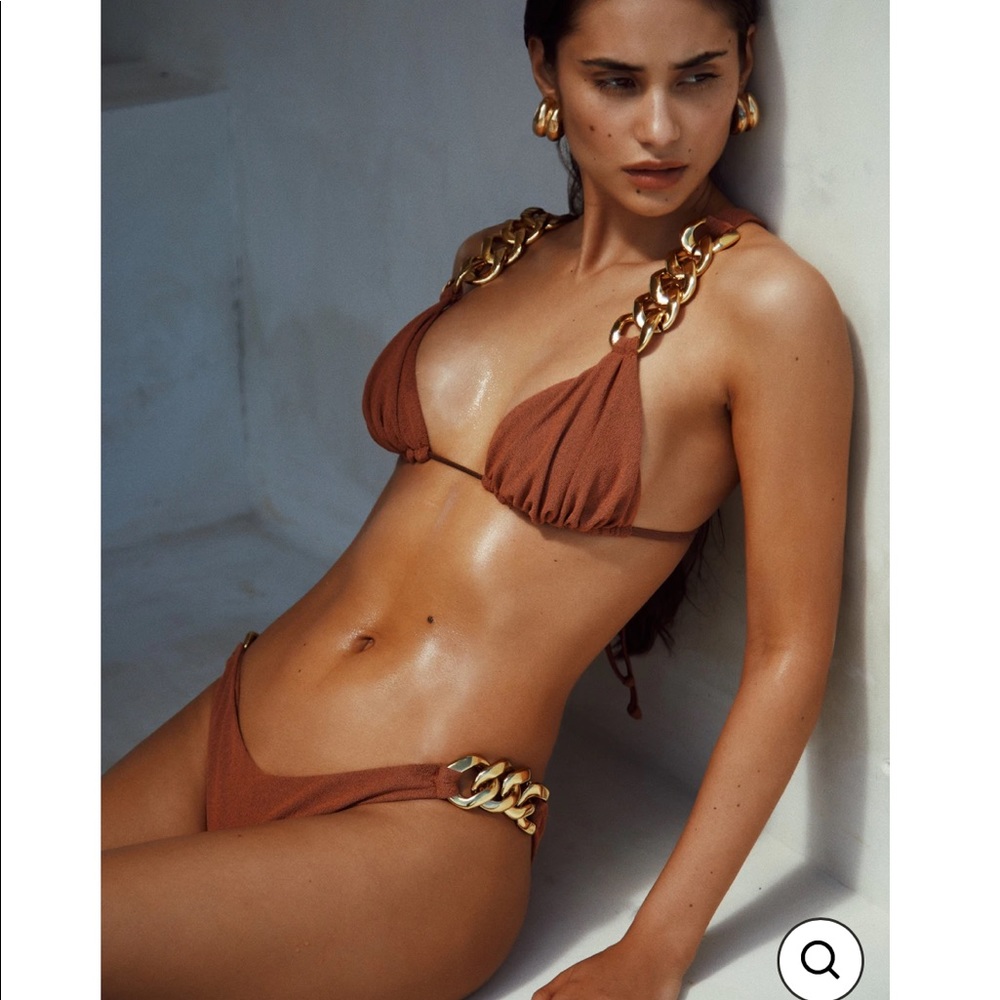 Same Los Angeles Sienna Gold Chain Bikini